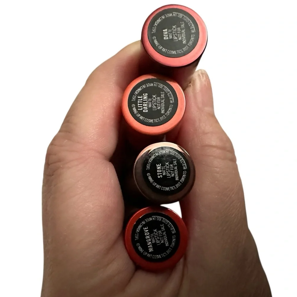 Mac mini lipstick CHOOSE A COLOR little Darling, Mangrove Diva New
